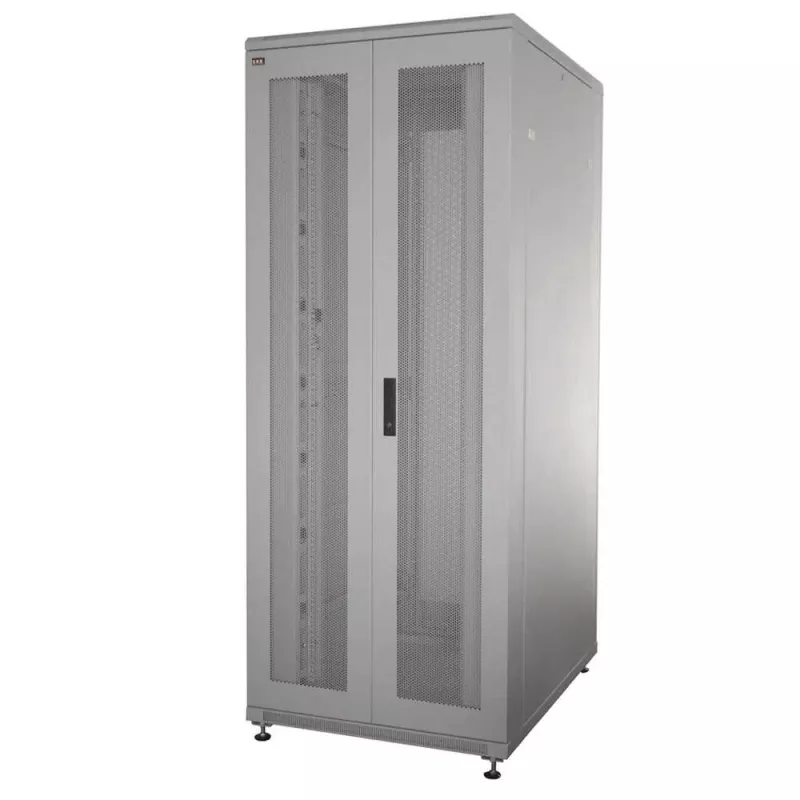 IT-BUDGET 19 inch serverinė spinta SRK 42U 800x1000 mm perforuotomis dvigubomis durimis, šviesiai pilka 90ITB19SRK42810DTGN