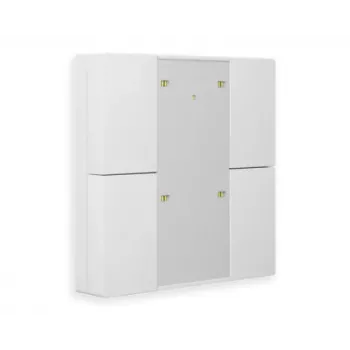 MDT RF-TA55A4.01 KNX RF+ Push Button Plus 4-fold su aktuatoriumi, Pure White Glossy