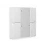 MDT RF-TA55A4.01 KNX RF+ Push Button Plus 4-fold su aktuatoriumi, Pure White Glossy