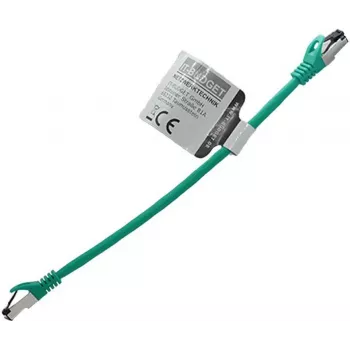 IT-BUDGET Full Copper Premium komutacinis kabelis - Flex AWG 26 - Cat.8.1 - 2000 MHz - be halogenų - PoE+ - 40 Gbit - žalias - 0,25 m (90ITBFLEX81PK025GR)