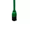 IT-BUDGET Cat.8.1 plonas tinklo kabelis (patch), S/FTP, 40 Gbps, 2000 MHz, žalias, 0,15 m 90ITBSLIM81PK015GR