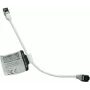 IT-BUDGET Cat.8.1 plonas tinklo kabelis S/FTP 28 AWG visas varis LSZH baltas 0,15 m 40Gbps PoE+ 90ITBSLIM81PK015W