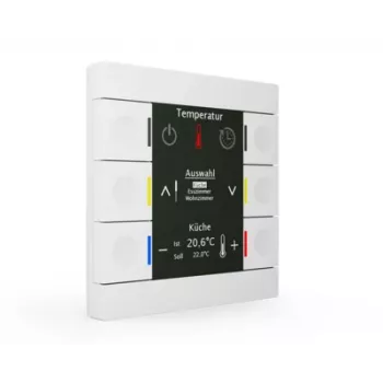 MDT BE-BZS86.01 Smart Control Center 86 mm plastikinis, baltas blizgus