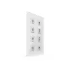 MDT BE-GT08W.01 KNX stiklinis mygtukų jutiklis Plus, 8 kanalų, baltas