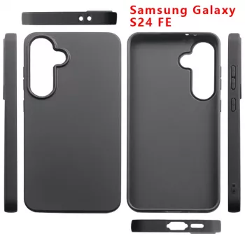 MRDISC Samsung Galaxy S24 FE galinis dangtelis juodas TPU MG-BCSGAS24FESW