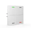 MDT BE-TAL63T4.01 KNX stiklinis mygtukų jutiklis 4-ių klavišų su RGBW būsenos LED, temperatūros, artumo ir šviesumo jutikliais, Studio White Glossy