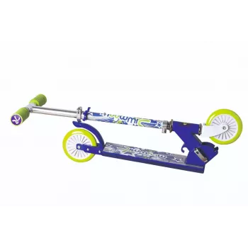 MUUWMI KiddyScooter Racing 3 ratų paspirtukas, mėlynas