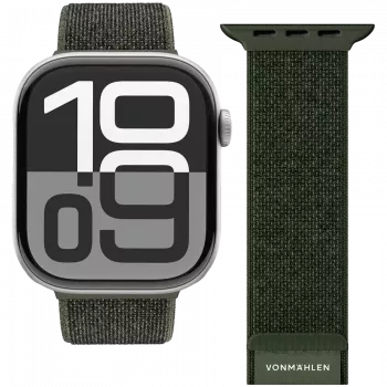 VONMÄHLEN Fitness Loop 2 40, 41, 42mm One Size, alyvuogių spalvos