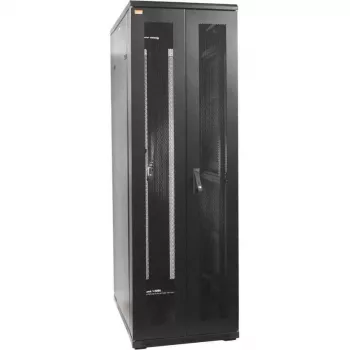 IT-BUDGET 19 inch serverio spintos SRK - 42U - 600x1000 mm - Perforuotos dvigubos priekinės ir galinės durelės - Išardoma - Juoda (90ITB19SRK42610DTSN)