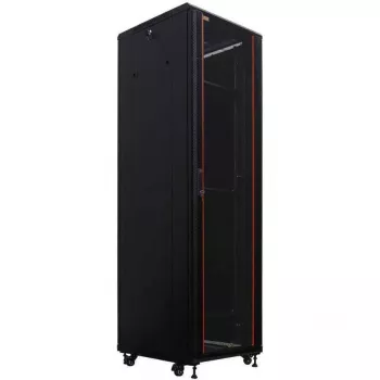 IT-BUDGET 19 inch serverio spintos SRK - 42U - 600x1000 mm - stiklo/plieno durelės - išardoma - juoda 90ITB19SRK42610GSN