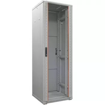 IT-BUDGET 19 inch serverio spintos SRK 42U 600x1000 mm stiklo/vientisos durys išardoma šviesiai pilka 90ITB19SRK42610GGN