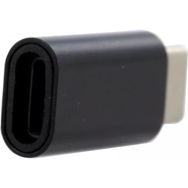 CYOO Lightning į USB-C adapteris – juodas keitiklis įkrovimui ir duomenų sinchronizavimui (CY122090)