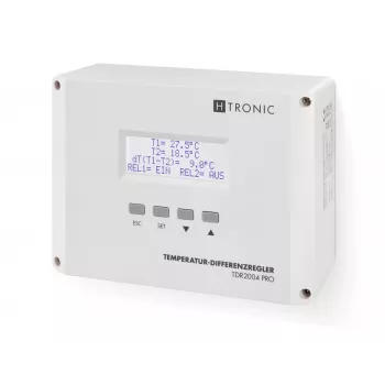H-Tronic TDR 2004 PRO temperatūrų skirtumo valdiklis, -99 iki +850 °C, 1114770