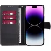 CYOO Premium BookCase piniginis dėklas Apple iPhone 14 Pro Max - juodas CY122794