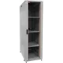 IT-BUDGET 19 colio serverinė spinta SRK komplektas, 42U, 600x1000 mm, stiklo/plieno durelės, 4 aktyvūs ventiliatoriai, PDU, lentynos, surinkta, šviesiai pilka 99ITB19SRK42610GGM