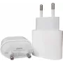 PowerRay PR-2347 20W USB-C PD sieninis įkroviklis, EU kištukas, baltas (Bulk)