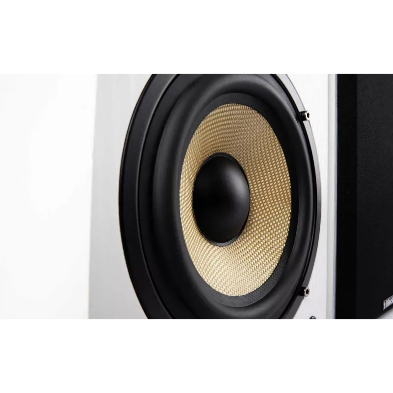 AUDIOBLOCK S-250 WS 2-jų juostų pasyvios lentyninės kolonės, pora, baltos, 50 W RMS, 4 Ohm, bass reflex AB2701-004