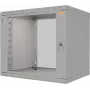 IT-BUDGET 19 inch sieninis spintelė TAUNUS 9U 450mm gylio stiklo durelės šviesiai pilka 90ITB19945GG