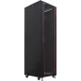 IT-BUDGET 19 inch serverinė spintelė SRK - 42U - 600x1000 mm - stiklo/plieno durelės - surinkta - juoda 99ITB19SRK42610GSNM