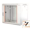 IT-BUDGET 19 colių tinklo spintelė SWA - 12U - 570x600 mm - stiklinės durelės - nuimami šonai - montavimas ant sienos/grindų - priedų rinkinys - gryna balta (90ITB19WS1266GW)