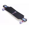MUUWMI AU 560 Longboard Compact Cruiser Skateboard, ABEC 7 guoliai, LED šviečiantys ratukai, 7 sluoksnių kanadietiško klevo