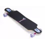 MUUWMI AU 560 Longboard Compact Cruiser Skateboard, ABEC 7 guoliai, LED šviečiantys ratukai, 7 sluoksnių kanadietiško klevo