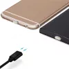CYOO magnetinis USB įkrovimo ir duomenų kabelis - 2-in-1 Micro USB ir Lightning į USB - 1m - juodas