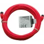 IT-BUDGET Premium Patchkabel Slim AWG 28 Cat.8.1 2000 MHz halogenfrei PoE+ 40GBit raudonas 5 m (90ITBSLIM81PK5R)