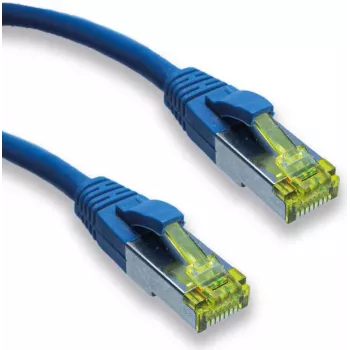 IT-BUDGET Full Copper Premium tinklo kabelis - Super Flex TPE - Cat.6A su Cat.7 žaliava - 600 MHz - be halogenų - PoE+ - 10 Gbit - mėlynas - 2 m 90ITBFLEX6A7PK2B