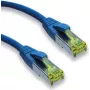 IT-BUDGET Full Copper Premium tinklo kabelis - Super Flex TPE - Cat.6A su Cat.7 žaliava - 600 MHz - be halogenų - PoE+ - 10 Gbit - mėlynas - 2 m 90ITBFLEX6A7PK2B