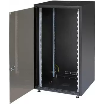 IT-BUDGET 19 inch serverio spintelė SJB - 15U - 600x800 mm - stiklinės durelės - galinė sienelė - juoda (W-SJB6080-15S-161)