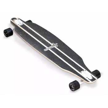 MUUWMI AU 559 ilgasis riedlentė (longboard) su 8 sluoksnių klevo deniu, ABEC 7 guoliais, 70mm ratais, medžio spalvos