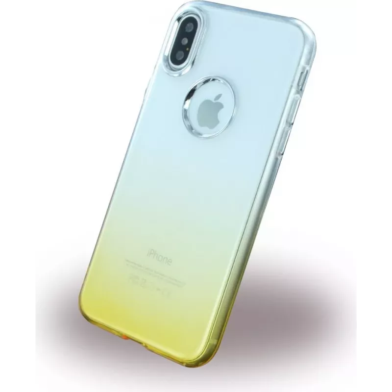CYOO Ruber Soft silikoninis dėklas Apple iPhone X - auksinis