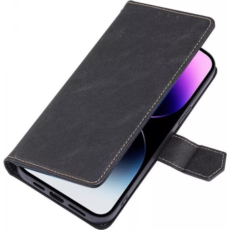 CYOO Premium BookCase Folio dėklas Apple iPhone 14 Plus - juodas CY122795