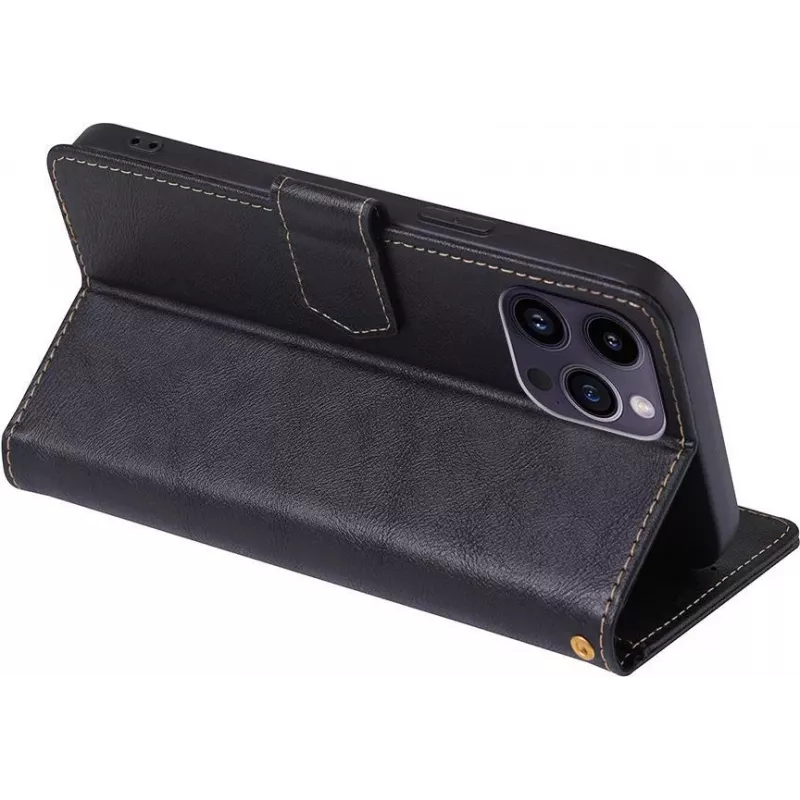 CYOO Premium BookCase Folio dėklas Apple iPhone 14 Plus - juodas CY122795
