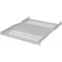 IT-BUDGET 19 inch fiksuota stovo lentyna / prietaisų padėklas, 80 kg apkrova, 450 mm gylis, reguliuojamo gylio tvirtinimas, šviesiai pilka 90ITB19FBX450G