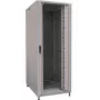 IT-BUDGET 19 inch serverinė spinta SRK - 42U - 800x1000 mm - stiklo/plieno durelės - kabelių kanalai - išardoma - šviesiai pilka 90ITB19SRK42810GGN