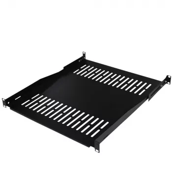 IT-BUDGET 19 inch stovo lentyna / prietaisų padėklas - 80 kg apkrova - 550 mm gylis - reguliuojamo gylio tvirtinimas - juoda (90ITB19FBX550S)
