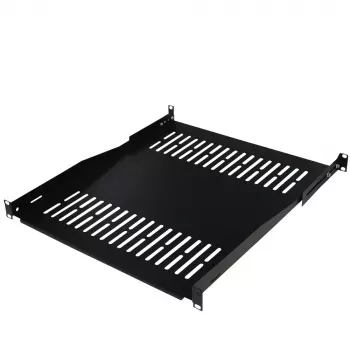 IT-BUDGET 19 inch stovo lentyna / prietaisų padėklas - 80 kg apkrova - 550 mm gylis - reguliuojamo gylio tvirtinimas - juoda (90ITB19FBX550S)