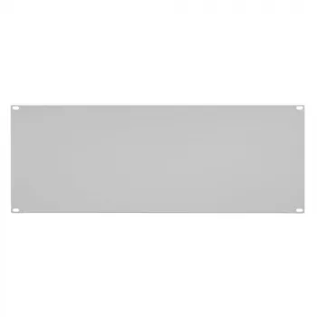 IT-BUDGET 19 inch stovo tuščia panelė 4U šviesiai pilka metalinė 90ITBBP4HEG