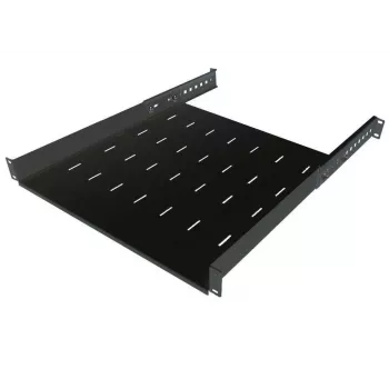 IT-BUDGET 19 inch stovo lentyna / prietaisų padėklas - 40 kg apkrova - 550 mm gylis - gylio reguliavimo tvirtinimas - juoda (90ITB19FB550S)