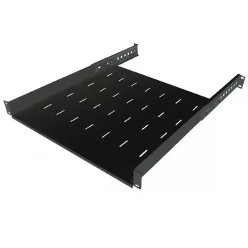 IT-BUDGET 19 inch stovo lentyna / prietaisų padėklas - 40 kg apkrova - 550 mm gylis - gylio reguliavimo tvirtinimas - juoda (90ITB19FB550S)