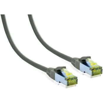 IT-BUDGET Full Copper Premium Patch Cable Cat.6A su Cat.7 kabeliu 600 MHz Halogen-Free PoE+ 10Gbit pilkas 1m 90ITB6A7PK1G