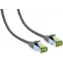 IT-BUDGET Premium tinklo kabelis Cat.6A su Cat.7 kabeliu, S/FTP, 600 MHz, 10 Gbps, PoE+, LSZH, pilkas, 3 m 90ITB6A7PK3G