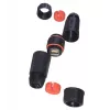 IT-BUDGET atsparus vandeniui RJ45 sujungėjas IP68 Cat.6A, skirta lauko ir pramonės naudojimui - 2 x RJ45 female - juodas (90ITBKK6AIP68)