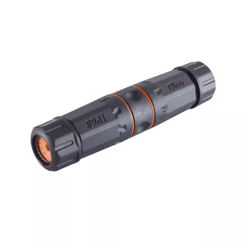 IT-BUDGET atsparus vandeniui RJ45 sujungėjas IP68 Cat.6A, skirta lauko ir pramonės naudojimui - 2 x RJ45 female - juodas (90ITBKK6AIP68)