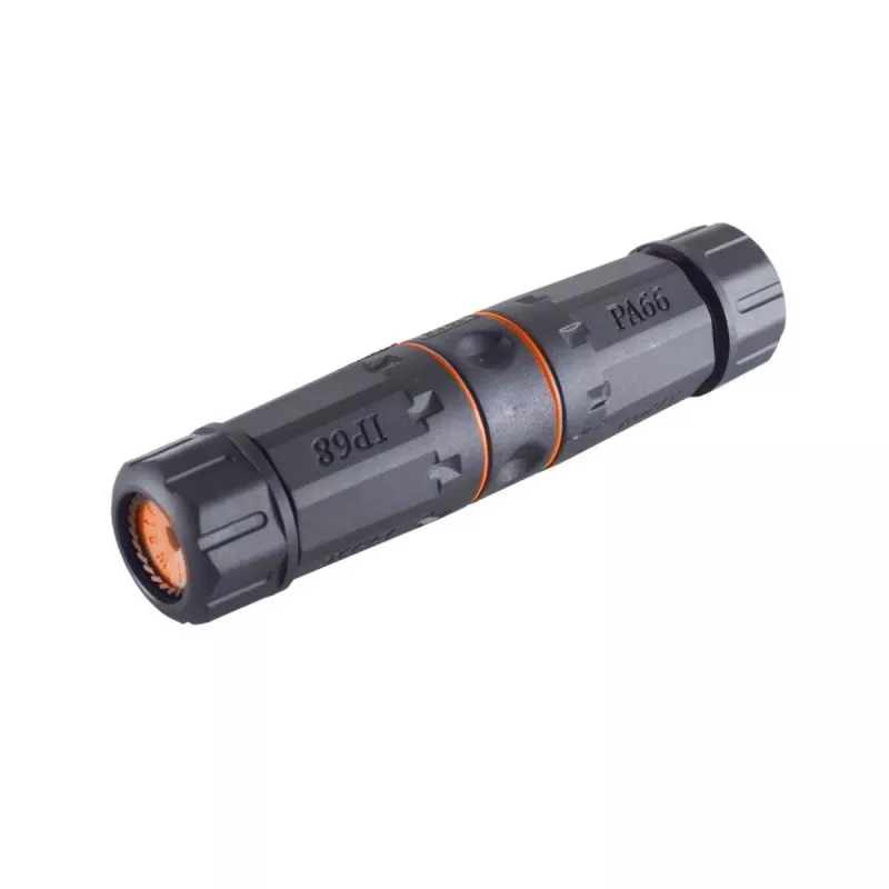IT-BUDGET atsparus vandeniui RJ45 sujungėjas IP68 Cat.6A, skirta lauko ir pramonės naudojimui - 2 x RJ45 female - juodas (90ITBKK6AIP68)