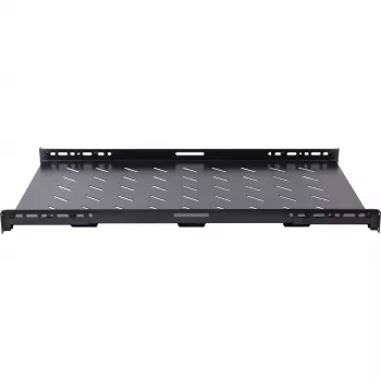 Rockstable RS19-SFH79 1U 19 inch tvirtai montuojama lentyna, SPCC plienas, juoda, 60 kg apkrova