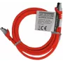 IT-BUDGET Full Copper Premium komutacinis kabelis - Flex AWG 26 - Cat.8.1 - 2000 MHz - be halogenų - PoE+ - 40 Gbit - raudonas - 3 m 90ITBFLEX81PK3R