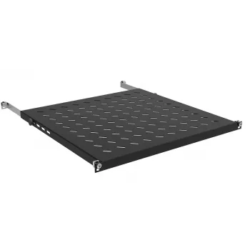 IT-BUDGET 19 colių stovo lentyna 0,5U 650mm gylio 80kg juoda 12WZ82648005650161
